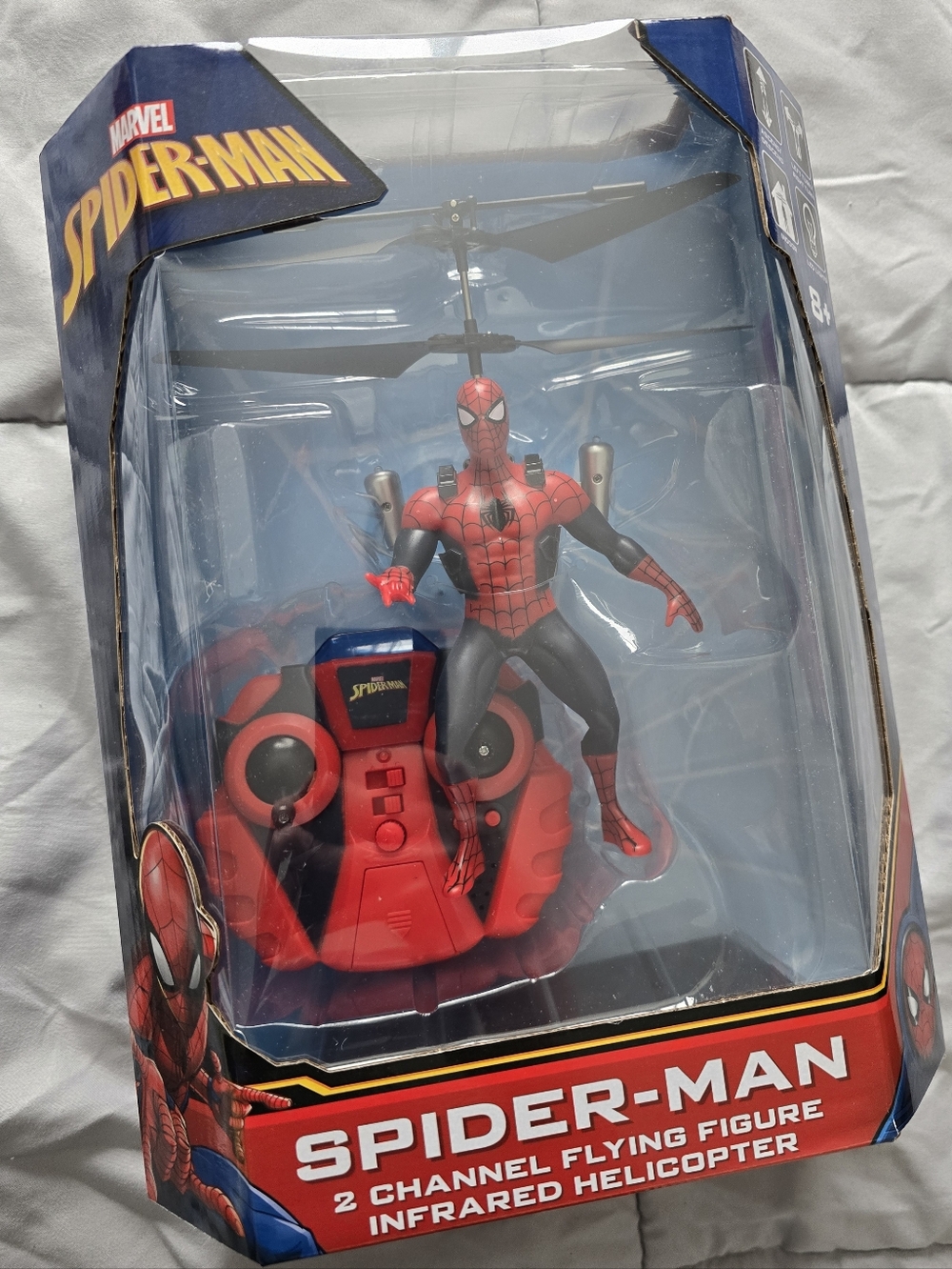 Spiderman Flying Helicopter Toy